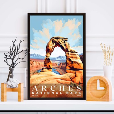 Arches National Park Poster, Travel Art, Office Poster, Home Decor | S6 - image5